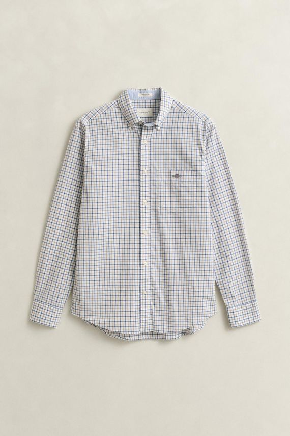 Reg Classic Poplin Check fra Gant