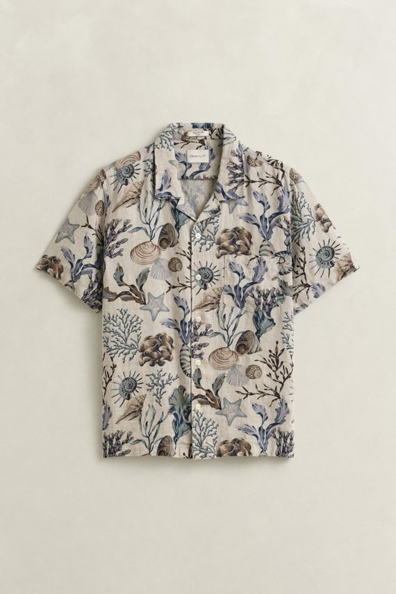 Reg Aop Camp Collar Shirt fra Gant
