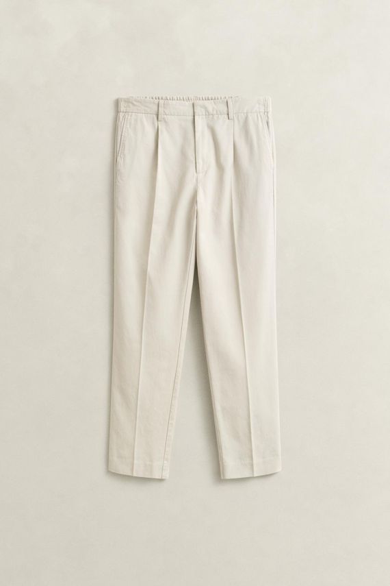 Slim Smart Cot Lyocell Pants fra Gant