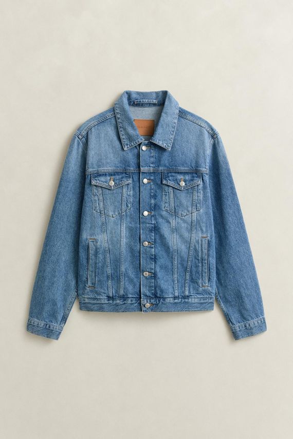 Denim Trucker Jacket fra Gant