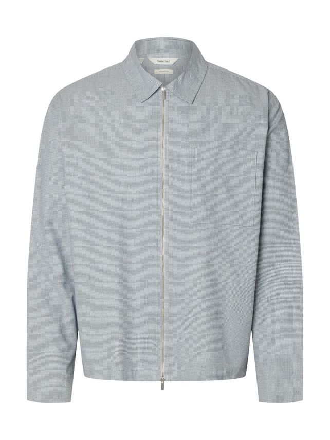 Slhrlxdavid Mix Zip Overshirt fra Selected
