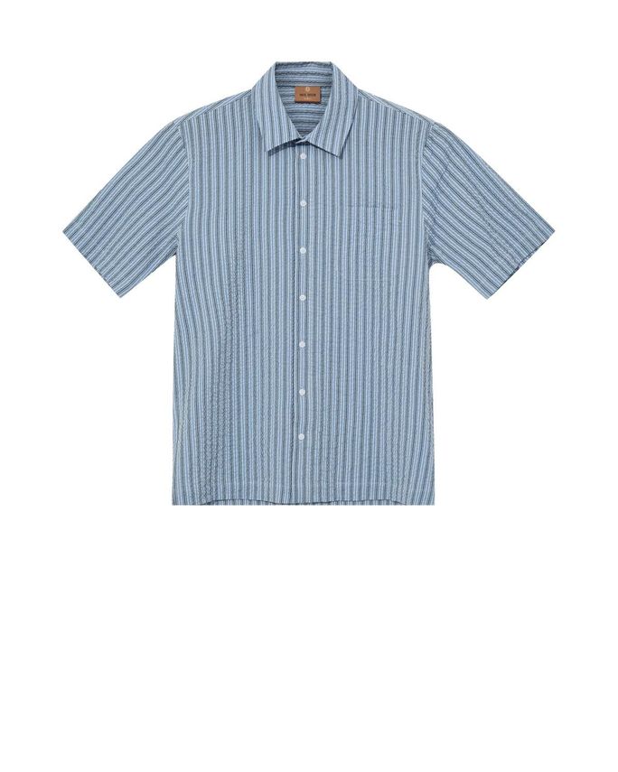 Mmgmarlon Ss Stripe Shirt fra Mos Mosh