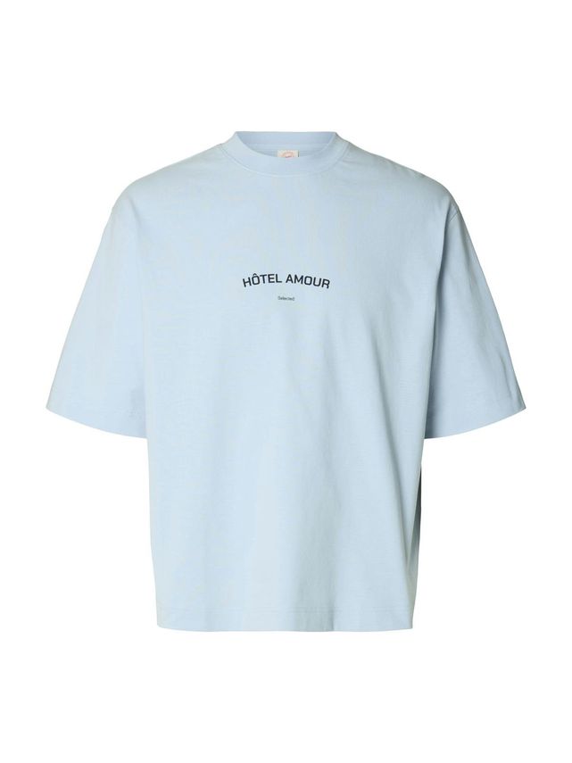 Slhboxyliam Ss O Neck Tee Hotel Amo fra Selected