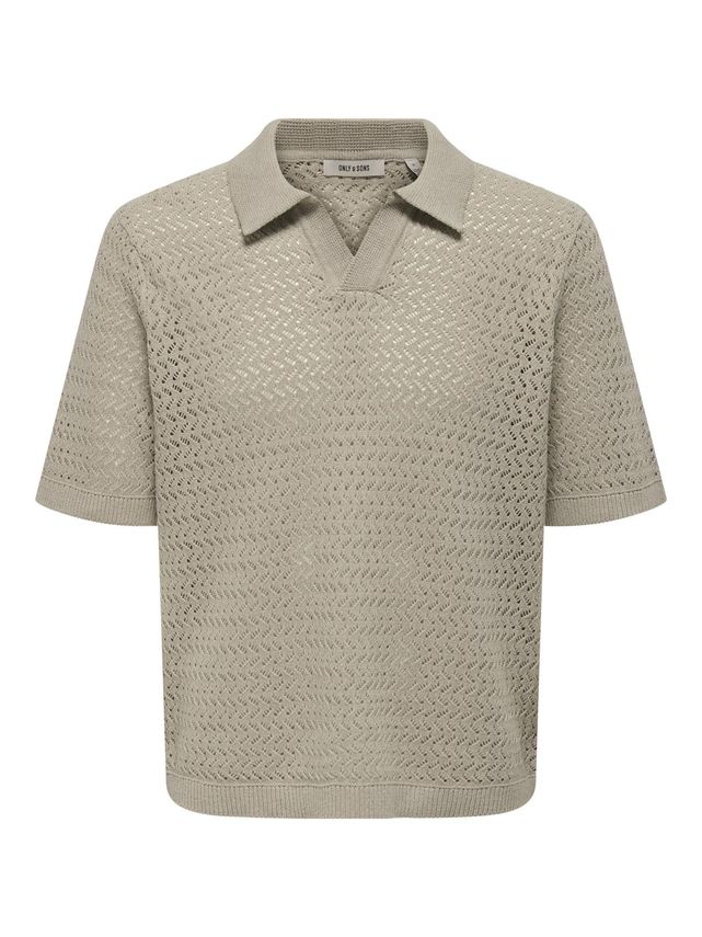 Onsnyle 5 Ss Split Polo Knit Cs fra Only & Sons