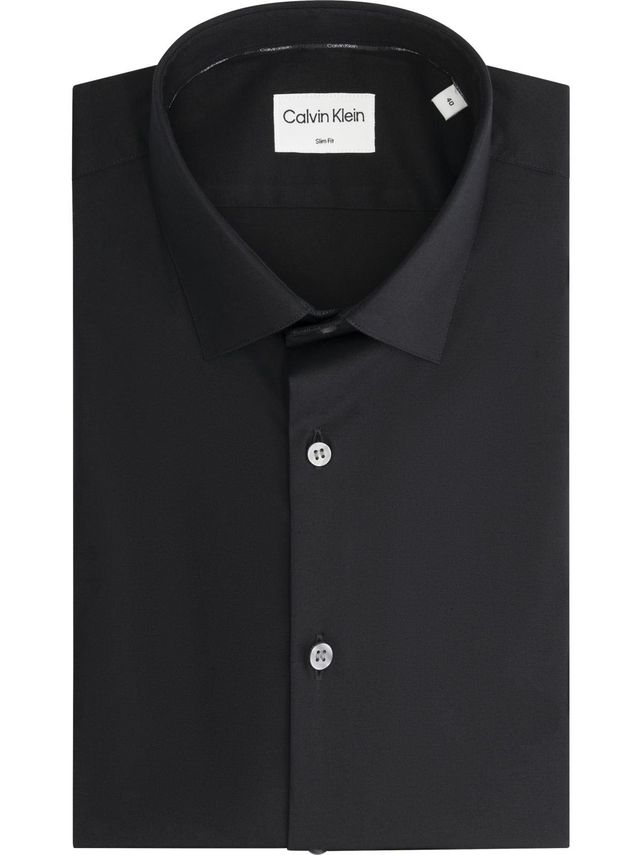 Slim Esntl Poplin Nos Str Sld fra Calvin Klein