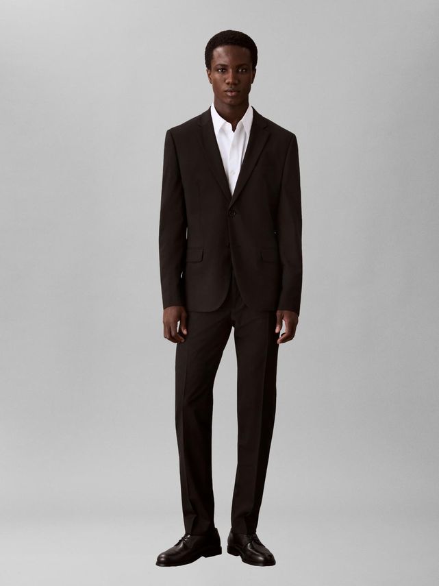 Ls Italian Wl Blend Slim Blazer fra Calvin Klein