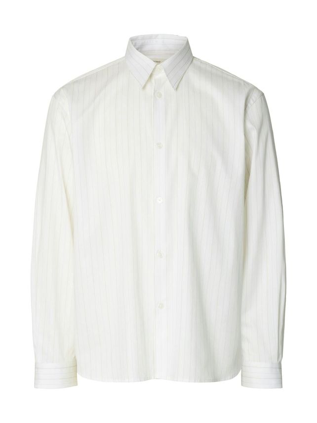 Slhrlxgeorge Dobby Ls Shirt fra Selected