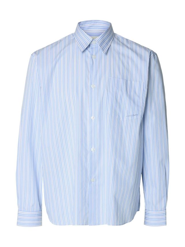 Slhrlxhotel Amour Emb Ls Shirt fra Selected