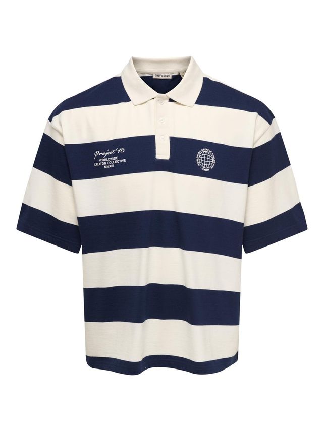 Onsdevin Rlx Ss Rugby Polo Tee fra Only & Sons