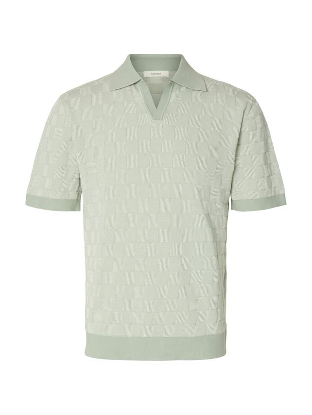 Slhmilas Ss Knit Relaxed Color Open fra Selected