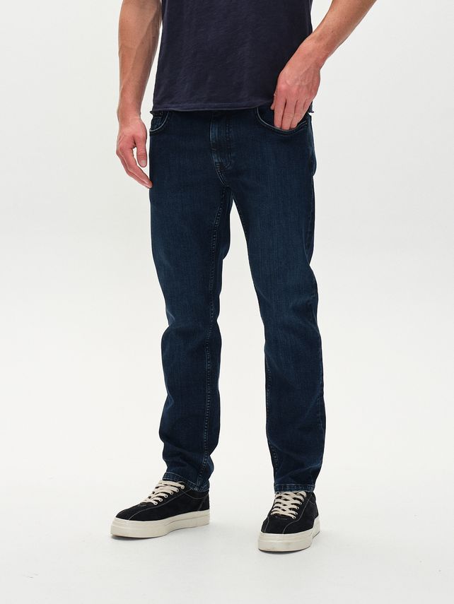Marc Mego Jeans – Bæredygtig Slim Fit i Dyb Indigo