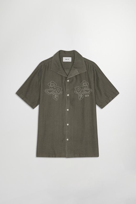 Casual Skjorte med Broderi fra NN07 - Uundgåelig Stilsikkerhed!