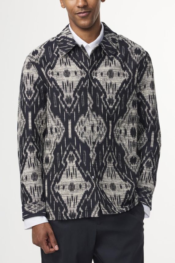 Blaze Overshirt 5190 - Minimalistisk design med logo knappper