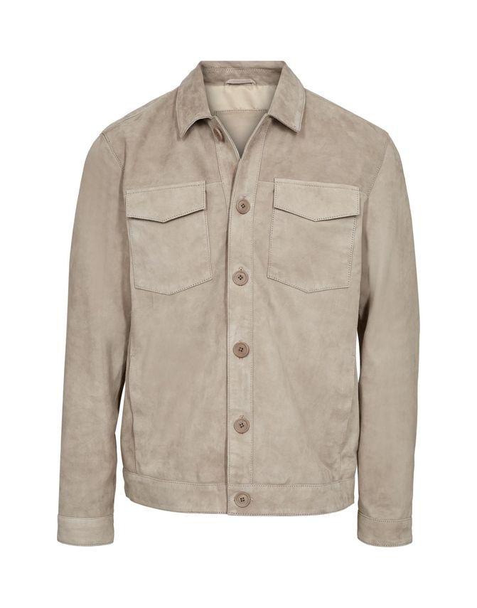 Suede Overshirt fra Gino Marcello