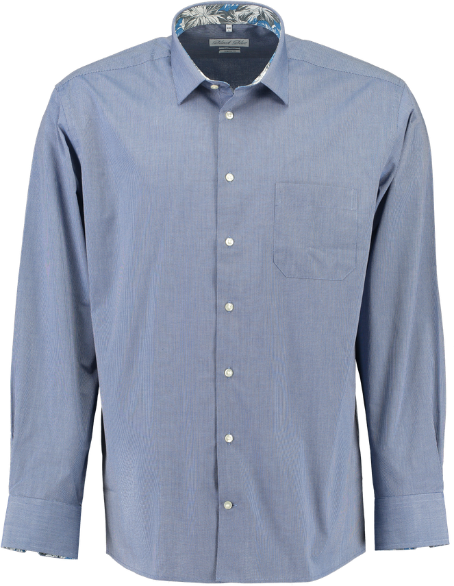 French Placket Regular Fit fra Black Blue