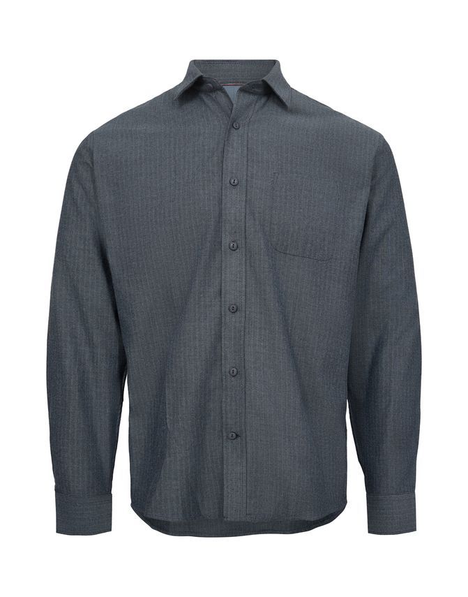 Shirt L S Regular Fit fra Black Blue