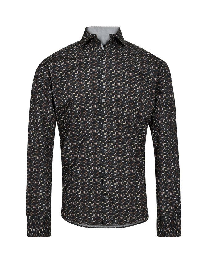 Shirt L S Modern Fit fra Gino Marcello