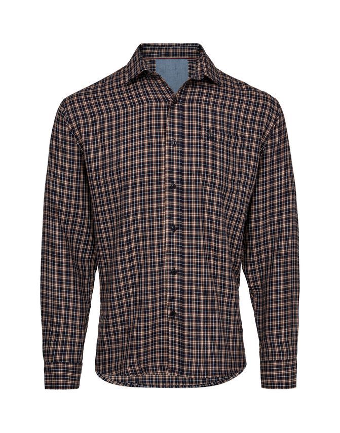 Blød flannelskjorte fra Thomas Regency – Komfort og stil!
