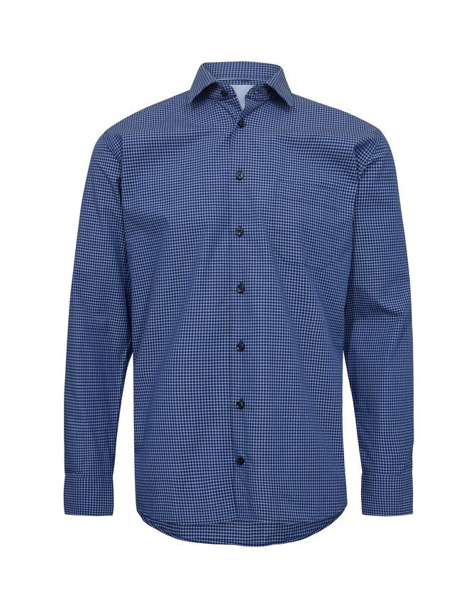 Shirt L S Regular Fit fra Black Blue