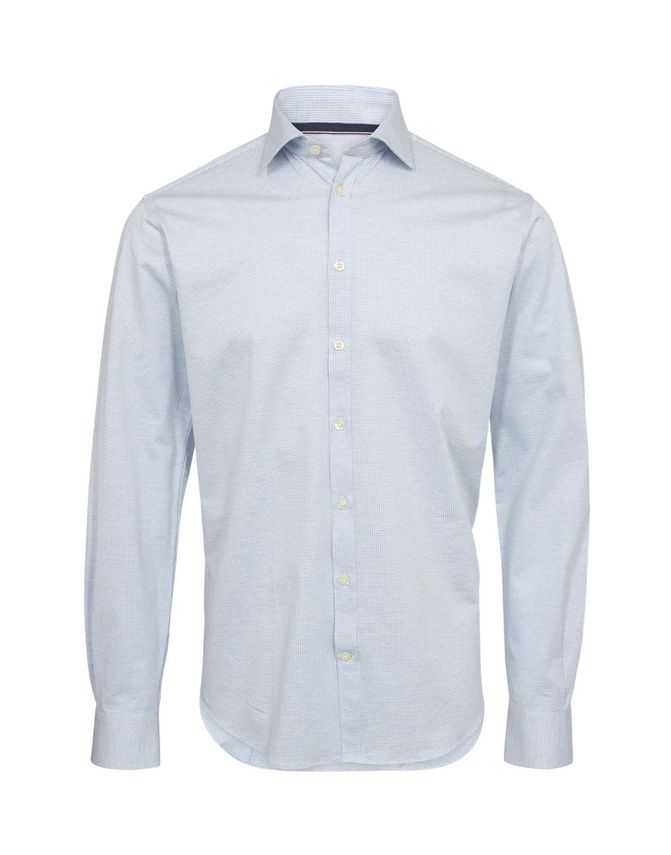Moderne Business Skjorte i Strikket Jersey - Stil & Komfort