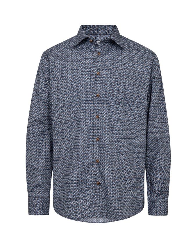 Klassisk Regular Fit Skjorte fra Black Blue - Must-Have!