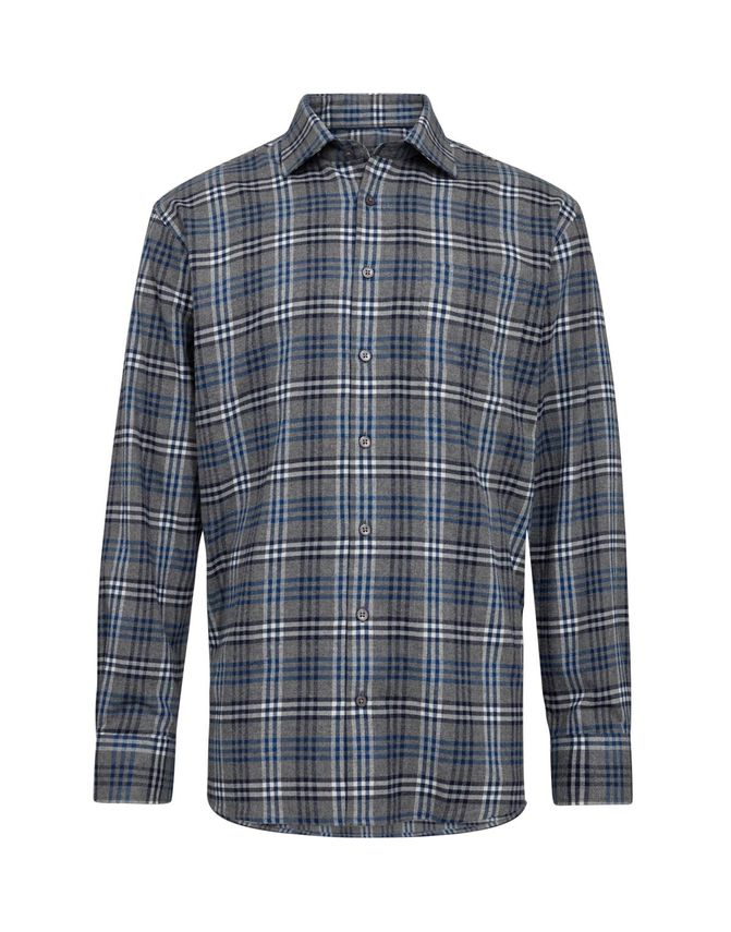 Ternede Skjorte med Blød Finish – Stilfuld Elegance fra Black Blue