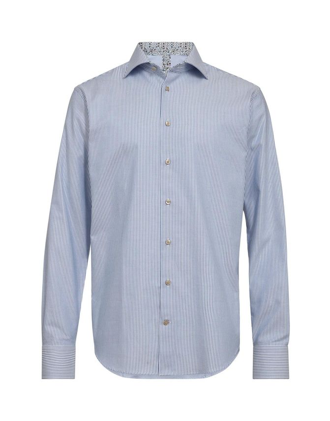 Moderne stribet skjorte fra Gino Marcello - tidløs elegance