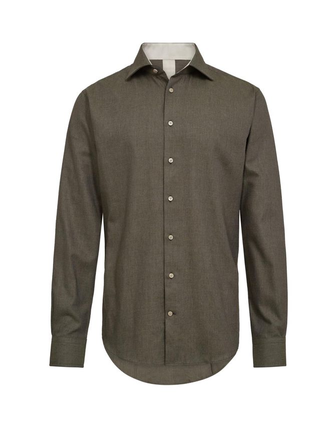 Mens Shirt L S Modern Fit fra Gino Marcello