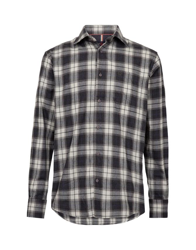 Flannel Shirt Regular Fit fra Thomas Regency