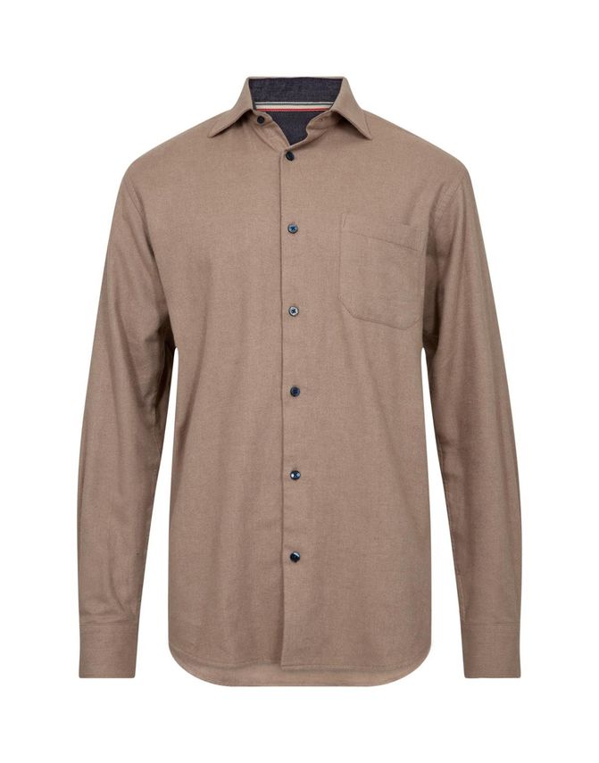 Mens Shirt  L S Regular Fit fra Black Blue