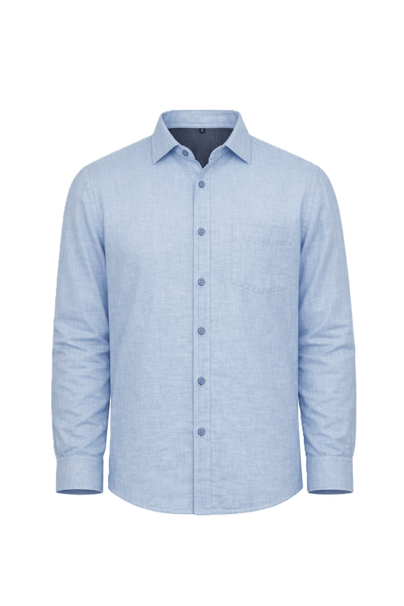 Shirt L S Regular Fit fra Black Blue