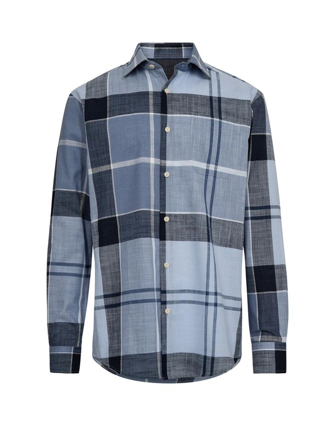 Shirt L S Regular Fit fra Black Blue