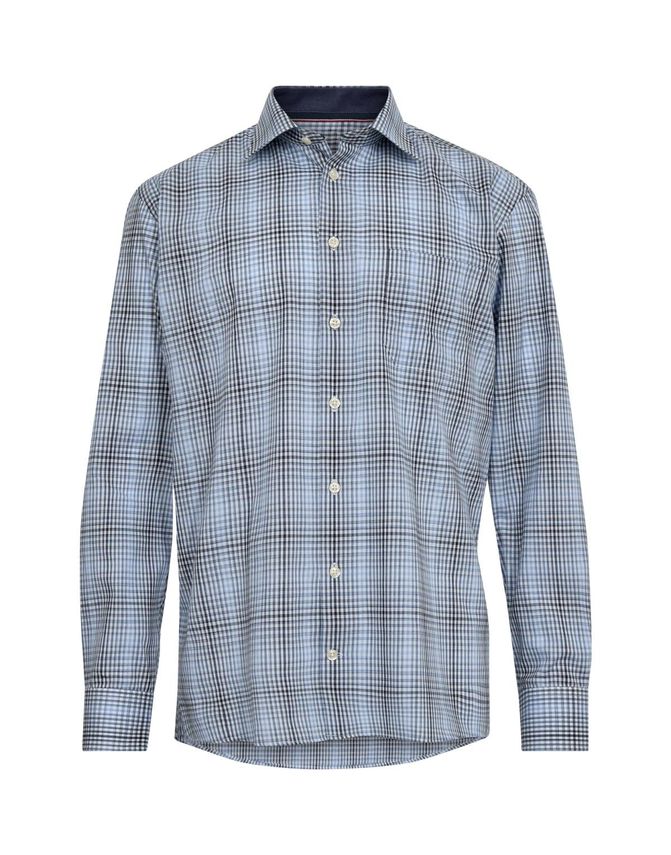 Shirt L S Regular Fit fra Black Blue