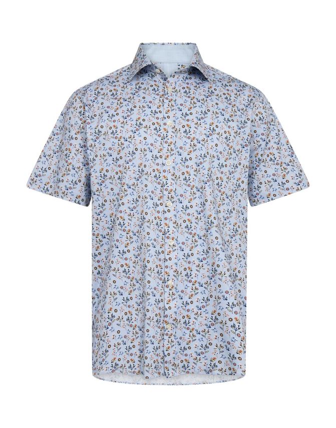 Knitted Shirt S S Modern Fitting fra Gino Marcello