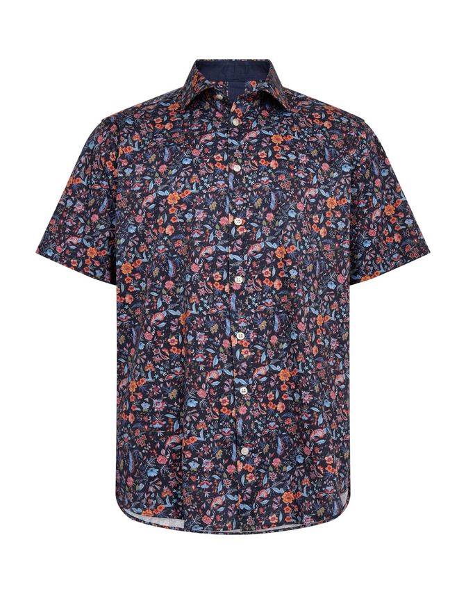 Knitted Shirt S S Modern Fitting fra Gino Marcello