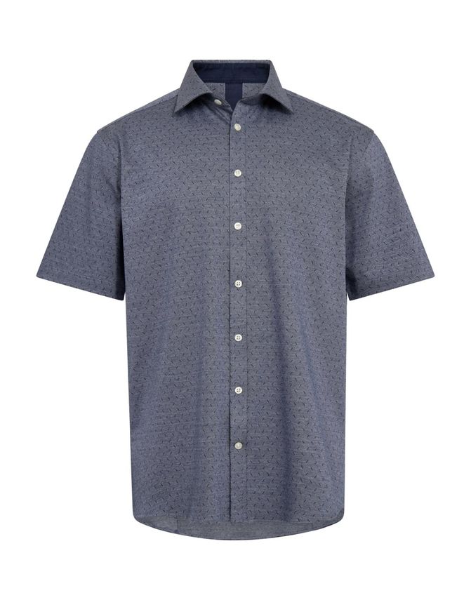 Knitted Shirt S S Modern Fitting fra Gino Marcello