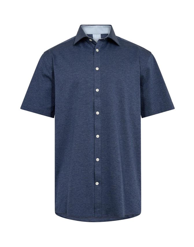 Knitted Shirt S S Modern Fitting fra Gino Marcello