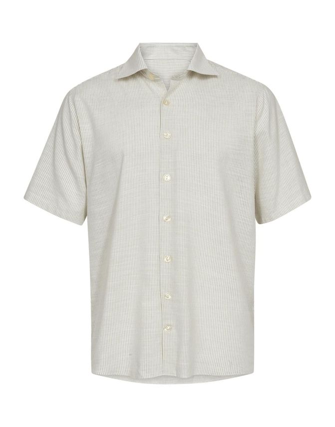 Shirt S S Modern Fit Kent Collar fra Gino Marcello