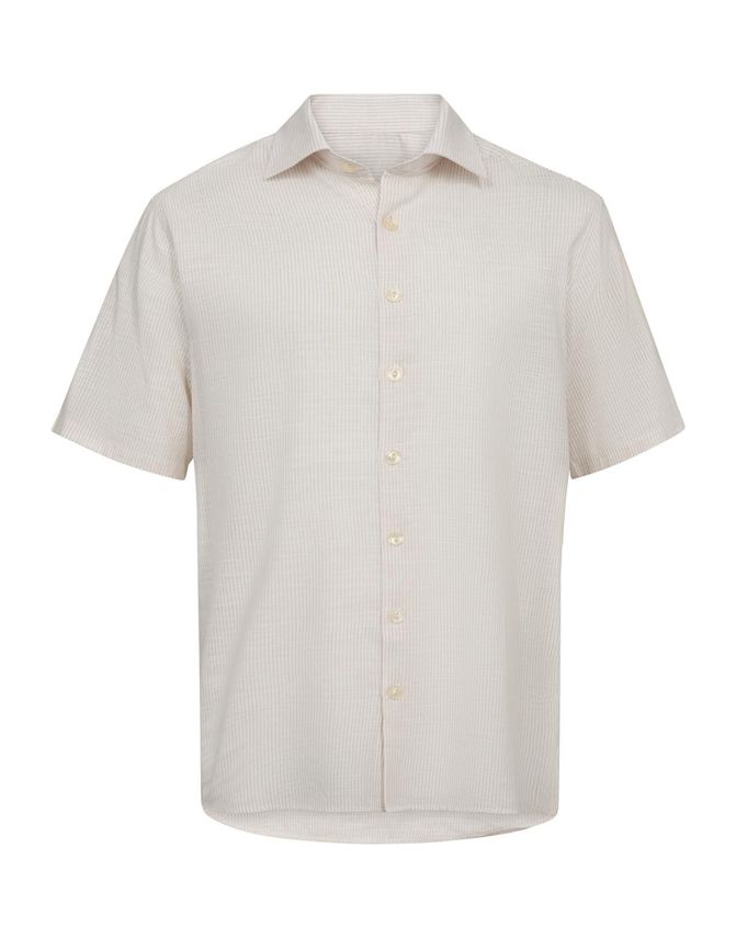 Shirt S S Modern Fit Kent Collar fra Gino Marcello