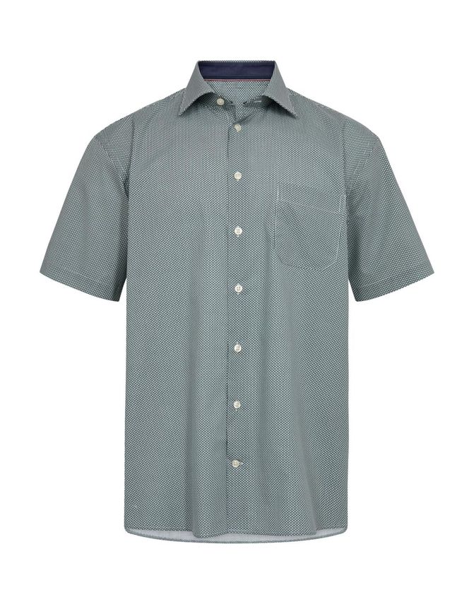 Shirt S S Regular Fit fra Black Blue