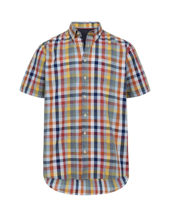 Box Shirt S S Regular Fit fra Thomas Regency