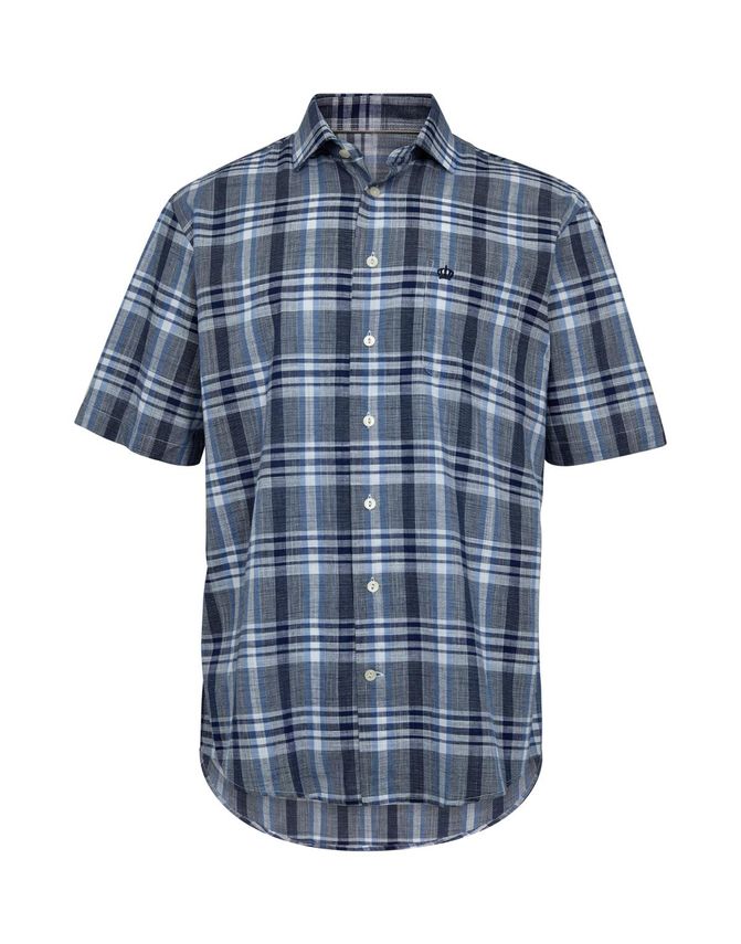 Box Shirt S S Regular Fit fra Thomas Regency
