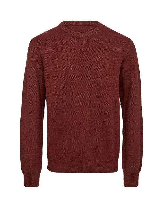 O Neck Knit Regular Fit fra Thomas Regency