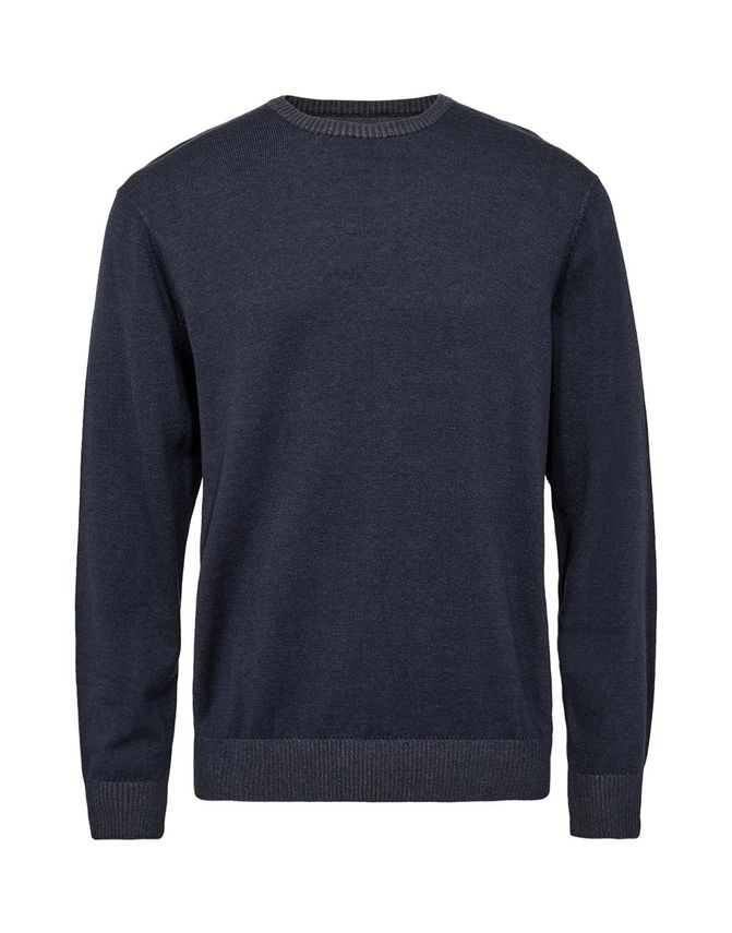 O Neck Regular Fit fra Black Blue