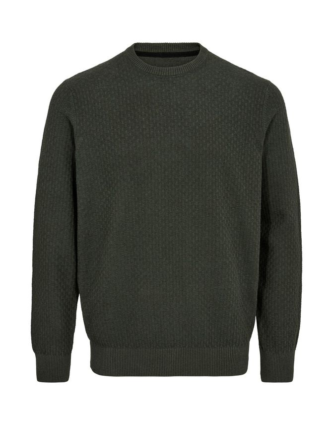 Reg Fit O Neck Striktrøje fra Black Blue – Tidløs Elegance