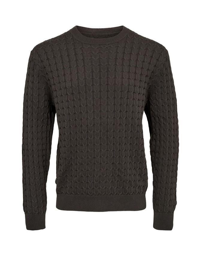 Moderne O-hals Striktrøje fra Gino Marcello - Must-Have!