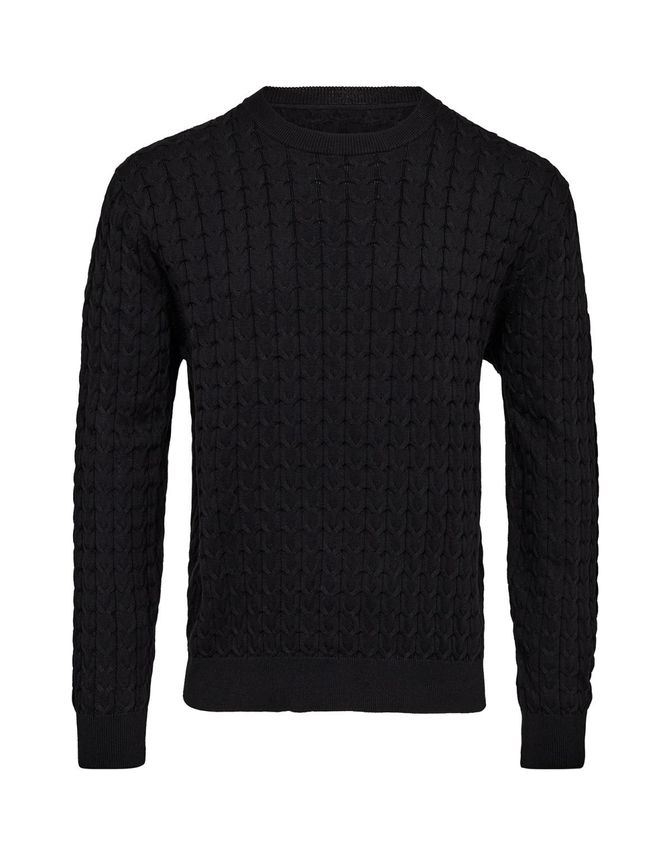 Tidligere O Neck Striktrøje – Tidløs Elegance til Mænd