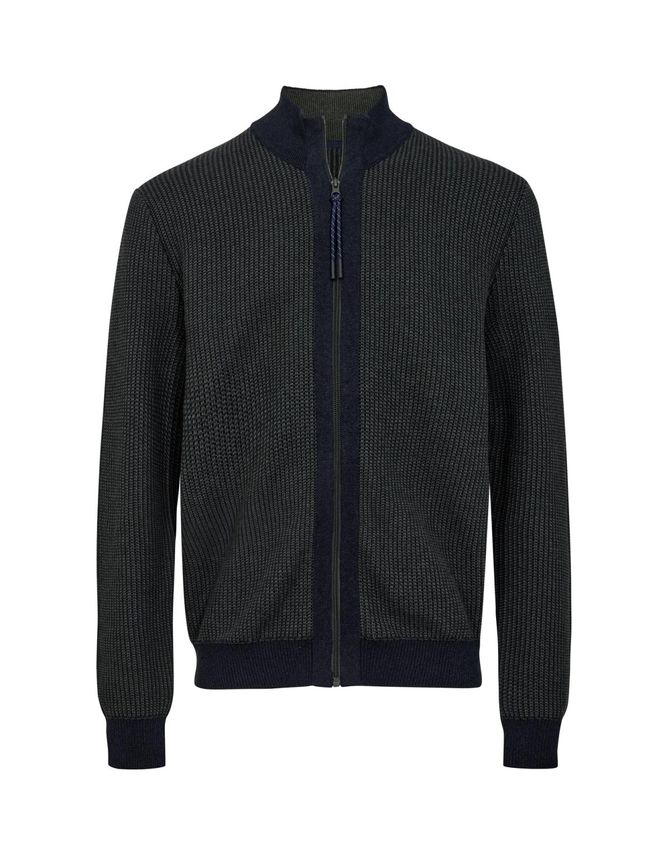 Moderne Fit Cardigan med lynlås – Stilfuld og funktionel