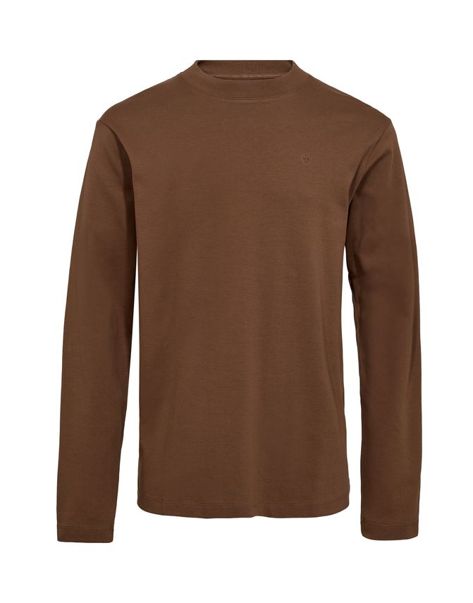O Neck L S Modern Fit T Shirt fra Gino Marcello