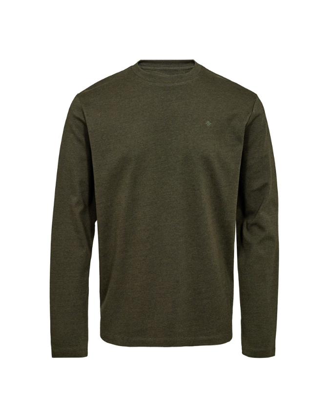 O Neck L S Modern Fit T Shirt fra Gino Marcello